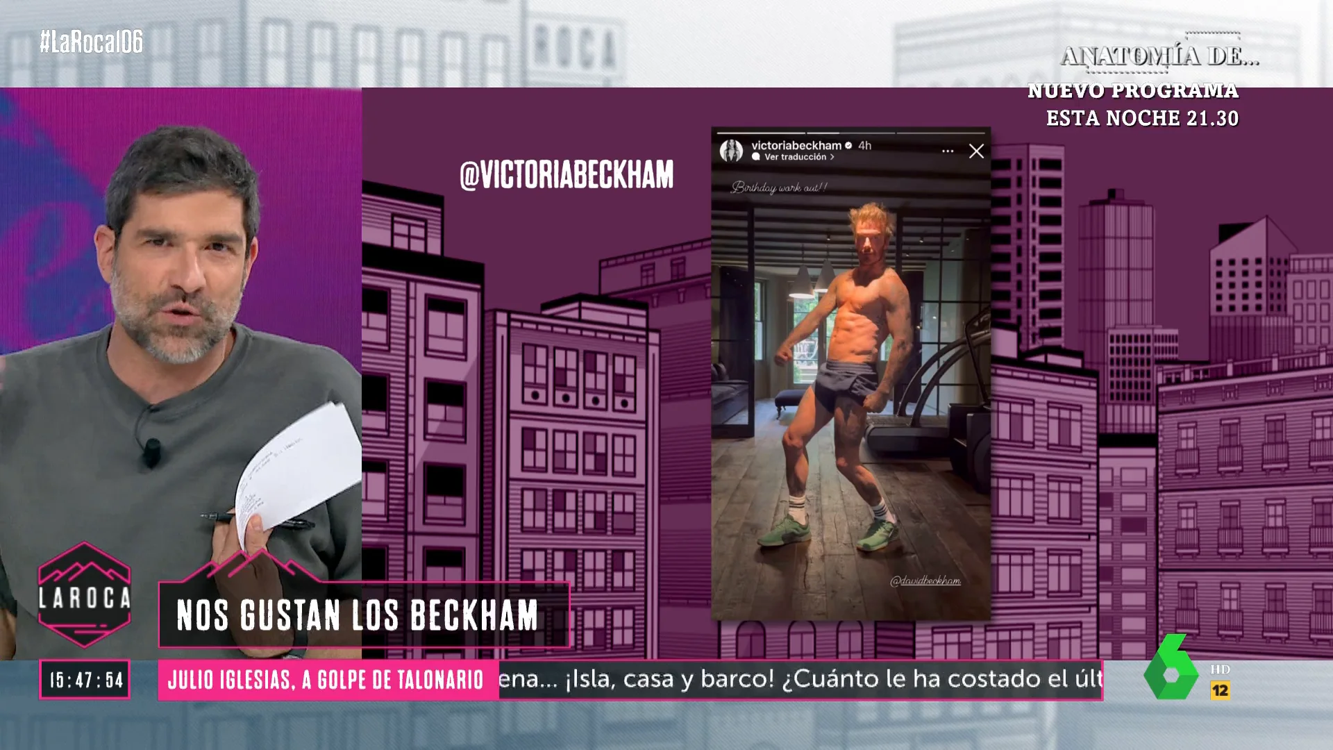 Nacho García, sobre los vídeos que comparte Victoria Beckham de su marido: "Te van a llamar de Onlyfans"