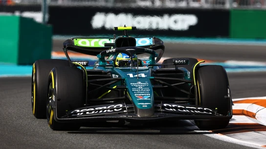 Fernando Alonso, en Miami Fernando Alonso, en Miami