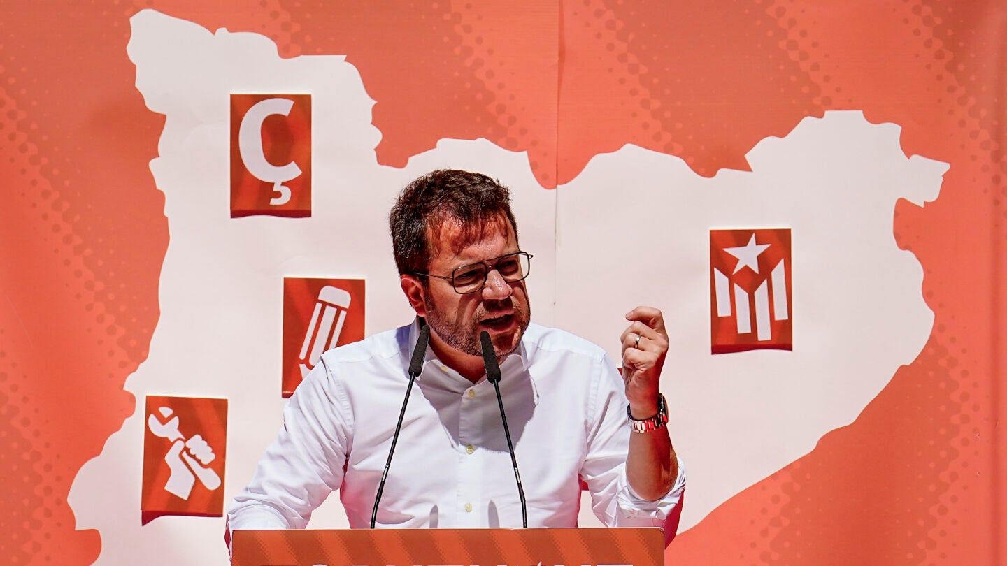 El presidente de la Generalitat y candidato a la reelecci&oacute;n por ERC, Pere Aragon&egrave;s