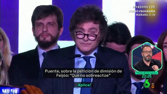 XPLICA Antonio Maestre enumera los v&iacute;nculos del PP con el presidente argentino Javier Milei