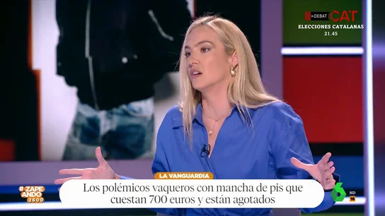 La indignación de Isabel Forner con unos vaqueros manchados de 'pis': "Son 'horripilendos'" La indignación de Isabel Forner con unos vaqueros manchados de 'pis': "Son 'horripilendos'"