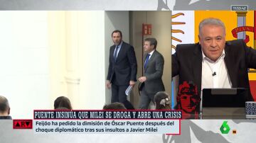 Ferreras, tras las insinuaciones de Puente sobre Milei: "Esto no es rebajar el tono, le ha acusado de drogarse"