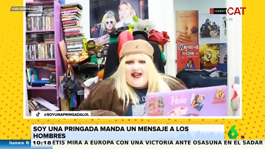 Soy una pringada, sobre los que no superan a su ex: "Si te ama, tiene responsabilidad emociona y va a terapia" Soy una pringada, sobre los que no superan a su ex: "Si te ama, tiene responsabilidad emociona y va a terapia"