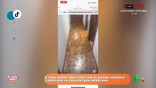 La broma con la que una joven pone a prueba la paciencia de su madre La broma con la que una joven pone a prueba la paciencia de su madre