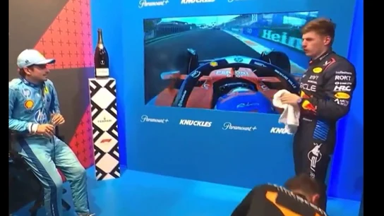 Max Verstappen, antes del podio Max Verstappen, antes del podio