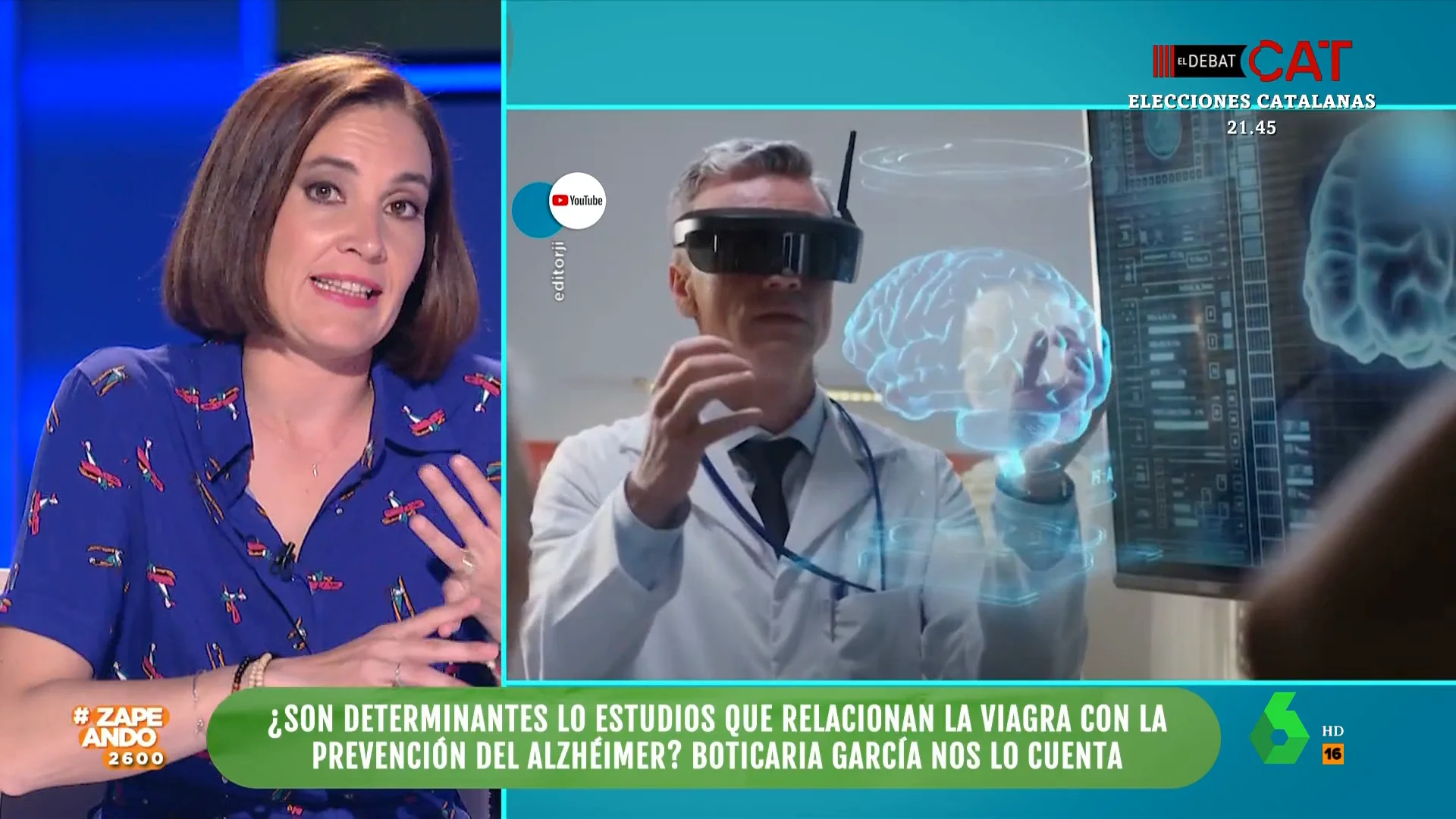 ¿Son determinantes lo estudios que relacionan la viagra con la prevención del Alzheimer? Boticaria García lo cuenta en Zapeando