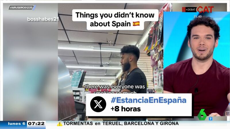Un estadounidense sube a TikTok una lista de cosas que le sorprendieron cuando vivía en España: "Es un tanto extraña"