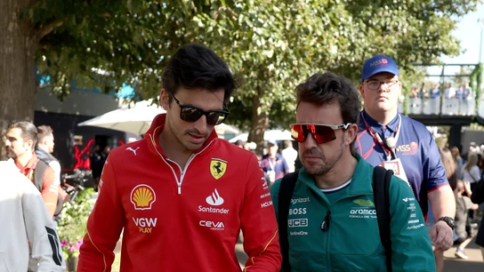 Carlos Sainz y Fernando Alonso Carlos Sainz y Fernando Alonso