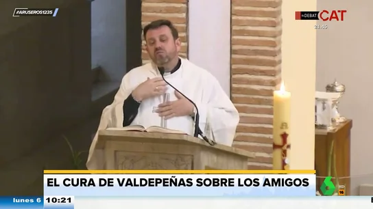 La reacción de Alfonso Arús al descubrir en directo que el cura de Valdepeñas es del Barça La reacción de Alfonso Arús al descubrir en directo que el cura de Valdepeñas es del Barça