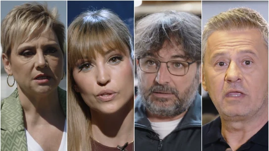 Glòria Serra, Jordi Évole, Sandra Sabatés y Miki Nadal hablan sobre salud mental Glòria Serra, Jordi Évole, Sandra Sabatés y Miki Nadal hablan sobre salud mental