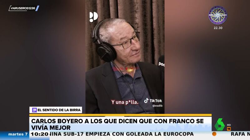La rotunda respuesta de Carlos Boyero a los que dicen que "con Franco se vivía mejor"