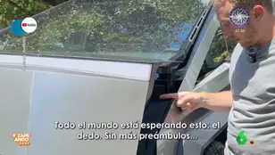Un youtuber prueba el sensor del maletero de su Tesla y casi se queda sin dedo