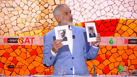 Carrizosa muestra fotos de Puigdemont y Machado en El Debat: "Vean la diferencia entre un fugado y un exiliado" Carrizosa muestra fotos de Puigdemont y Machado en El Debat: "Vean la diferencia entre un fugado y un exiliado"