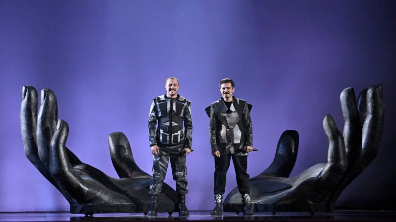 El ensayo de Fahree con Ilkin Dövlətov, en representación de Azerbaiyán en el Festival de Eurovisión de 2024