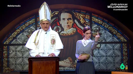 El 'papa Wyoming', tras acusar Aznar a Sánchez de "mentir a un país" El 'papa Wyoming' y la 'catequista Gallego' repasan en este vídeo las últimas declaraciones de José María Aznar alabando las leyes de concordia de PP y Vox y cargando contra la izquierda y los días de reflexión de Pedro Sánchez.