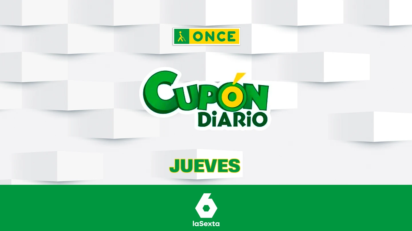 Cupón Diario de la ONCE, resultados | Comprobar el sorteo del jueves Cupón Diario de la ONCE, resultados | Comprobar el sorteo del jueves