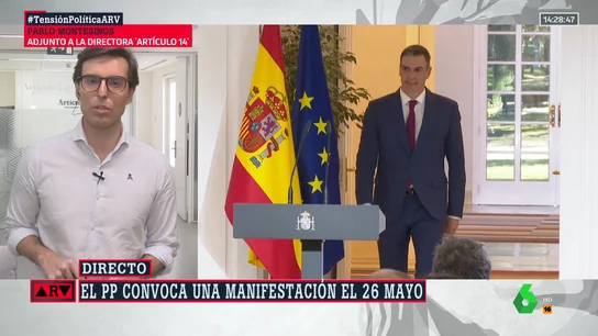 Montesinos revela que algunos barones del PP no quieren estar "manifestándose todo el día": "Hay agotamiento" Montesinos revela que algunos barones del PP no quieren estar "manifestándose todo el día": "Hay agotamiento"