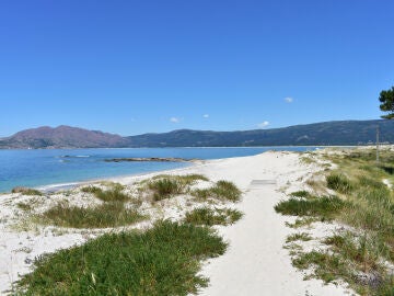 Playa de Carnota, en Galicia