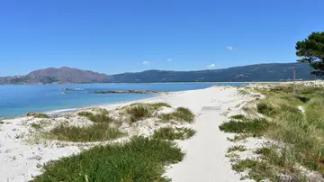 Playa de Carnota, en Galicia
