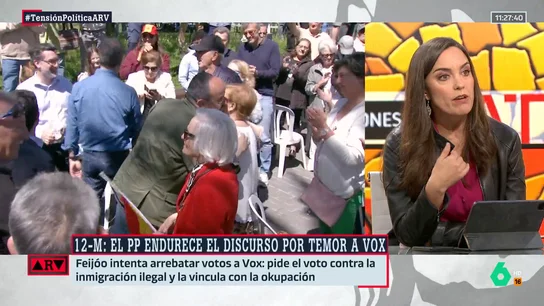 ARV- Marta García Aller, tras el mensaje de Feijóo contra la inmigración ilegal: "Parece una estrategia" ARV- Marta García Aller, tras el mensaje de Feijóo contra la inmigración ilegal: "Parece una estrategia"