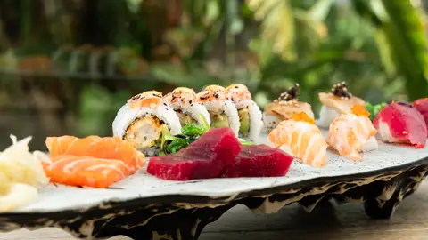 Plato de Casanova Beach Club en Castelldefels Plato de Casanova Beach Club en Castelldefels