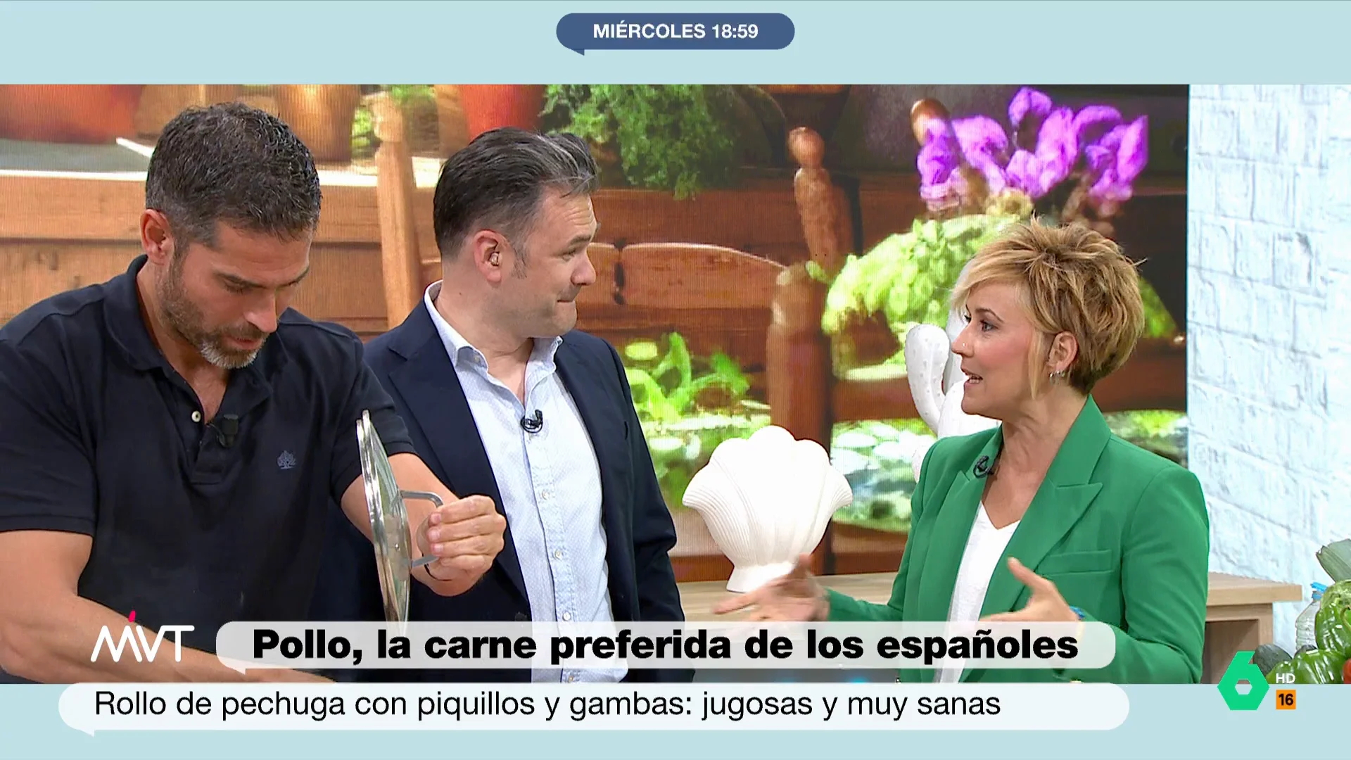 "Cuando está Antonio no te deja nada para comer", afirma Cristina Pardo sobre Ferreras en este vídeo donde recuerda una anécdota de su época en 'Al Rojo Vivo' y afirma que cuando había catering y "él no estaba, siempre sobraba".