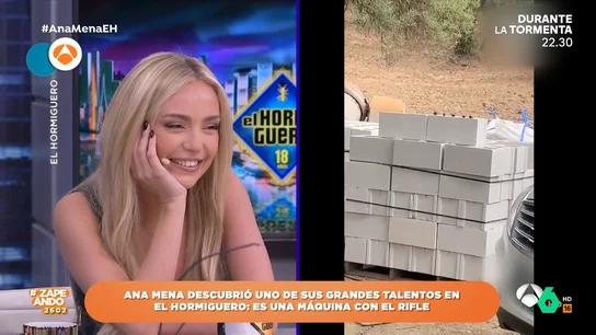 Ana Mena descubre uno de sus talentos más desconocidos, su gran puntería Ana Mena descubre uno de sus talentos más desconocidos, su gran puntería