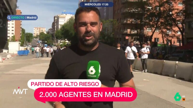 Javier Bastida, desde los alrededores del Bernabéu: "Espero que la próxima conexión sea dentro del estadio"