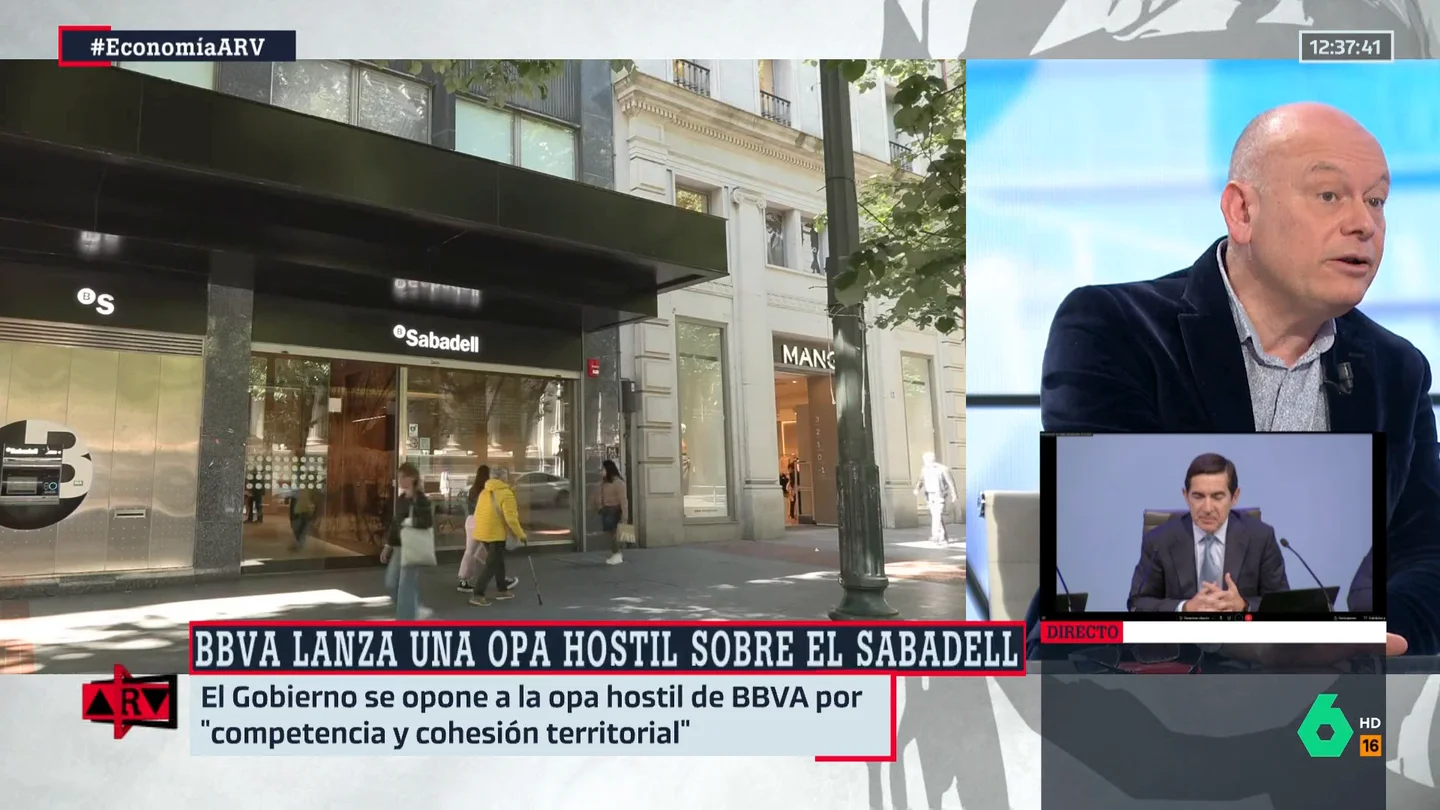 ARV- ¿El Gobierno puede intervenir en la OPA hostil sobre el Sabadell? Valdivia y Gabriel Sanz lo analizan ARV- ¿El Gobierno puede intervenir en la OPA hostil sobre el Sabadell? Valdivia y Gabriel Sanz lo analizan