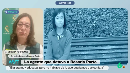 Begoña Rodríguez, agente de la guardia civil que detuvo a Rosario Porto, habla en MVT Begoña Rodríguez, agente de la guardia civil que detuvo a Rosario Porto, habla en MVT