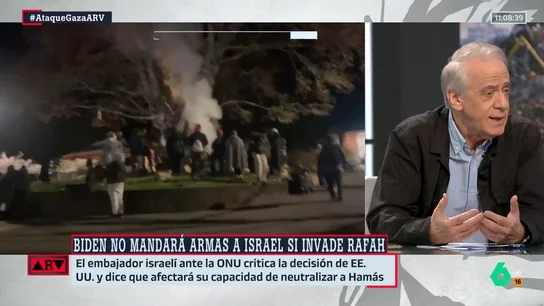 ARV- Cembrero reflexiona sobre la relación de Biden con Israel: "Está muy incómodo" ARV- Cembrero reflexiona sobre la relación de Biden con Israel: "Está muy incómodo"
