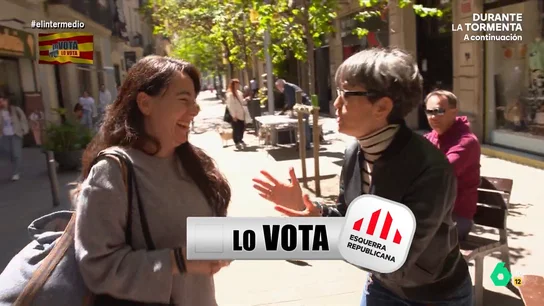 El truco de una catalana para descubrir quién vota a Esquerra que alucina a Thais Villas: "¡Me encanta!" El truco de una catalana para descubrir quién vota a Esquerra que alucina a Thais Villas: "¡Me encanta!"