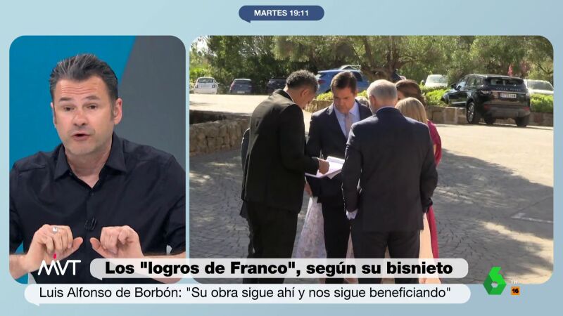Iñaki López estalla contra Luis Alfonso de Borbón: "Cuando te dedicas a mangar como Franco, dejas una herencia formidable"