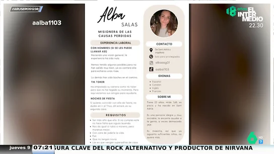 Crean un CV a su amiga para ligar y sus requisitos se hacen viral: "Si no cumples esto, no sigas leyendo" Crean un CV a su amiga para ligar y sus requisitos se hacen viral: "Si no cumples esto, no sigas leyendo"