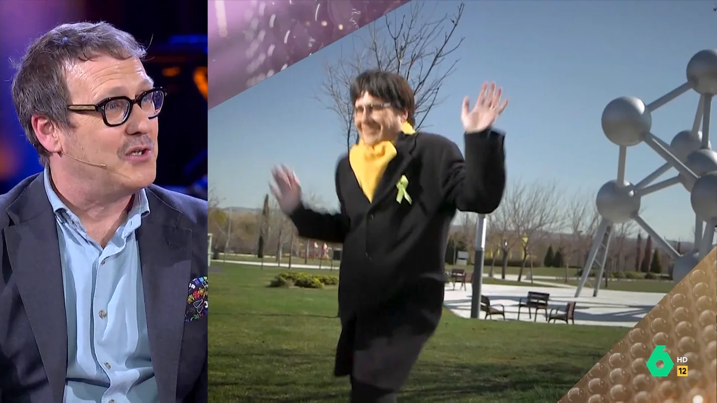 Joaquín Reyes recuerda el día que casi le detienen tras confundirle con Carles Puigdemont Joaquín Reyes recuerda el día que casi le detienen tras confundirle con Carles Puigdemont