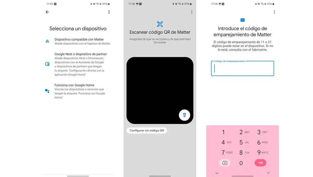 Añadiendo dispositivos con Matter Añadiendo dispositivos con Matter
