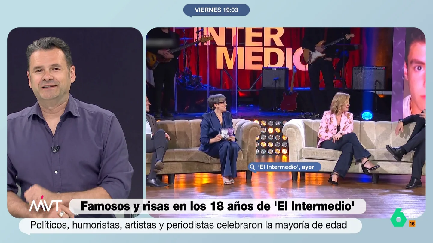 Iñaki López habla de cómo fue la fiesta del 18 cumpleaños de El Intermedio Iñaki López habla de cómo fue la fiesta del 18 cumpleaños de El Intermedio