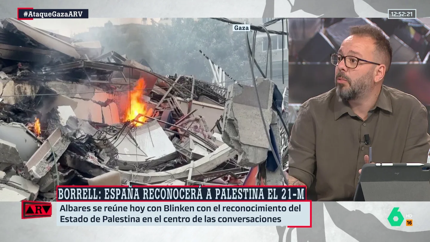 ARV- Maestre, sobre el reconocimiento del Estado palestino: "¿Cómo actuará España frente a Israel?" ARV- Maestre, sobre el reconocimiento del Estado palestino: "¿Cómo actuará España frente a Israel?"