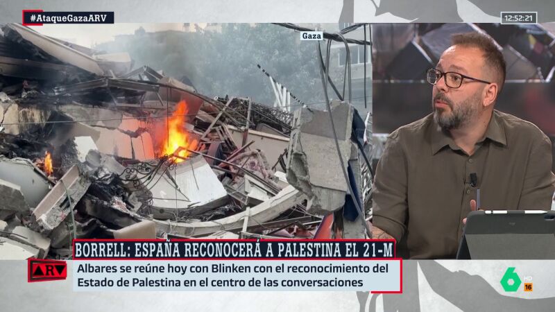ARV- Maestre, sobre el reconocimiento del Estado palestino: "¿Cómo actuará España frente a Israel?"