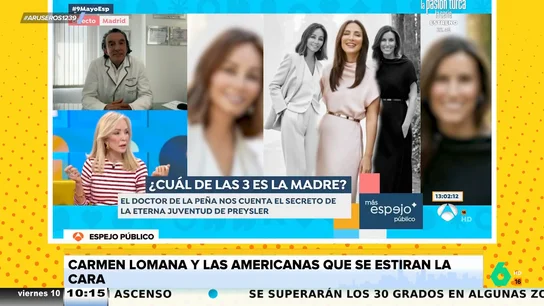 Carmen Lomana, sobre las americanas: "Se estiran demasiado y les queda una cara de señora de Palm Beach" Carmen Lomana, sobre las americanas: "Se estiran demasiado y les queda una cara de señora de Palm Beach"