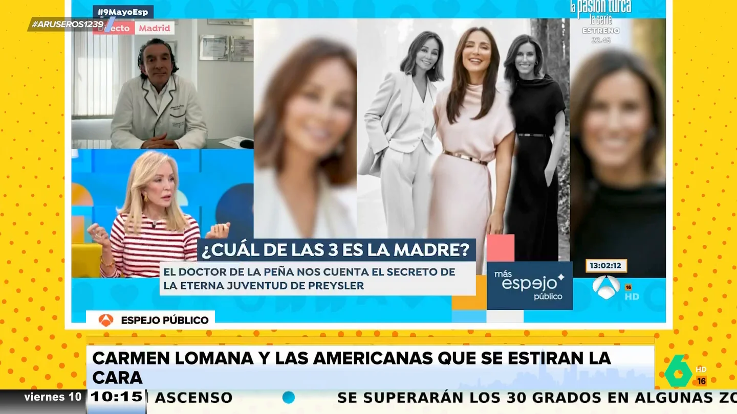 Carmen Lomana, sobre las americanas: "Se estiran demasiado y les queda una cara de señora de Palm Beach" Carmen Lomana, sobre las americanas: "Se estiran demasiado y les queda una cara de señora de Palm Beach"