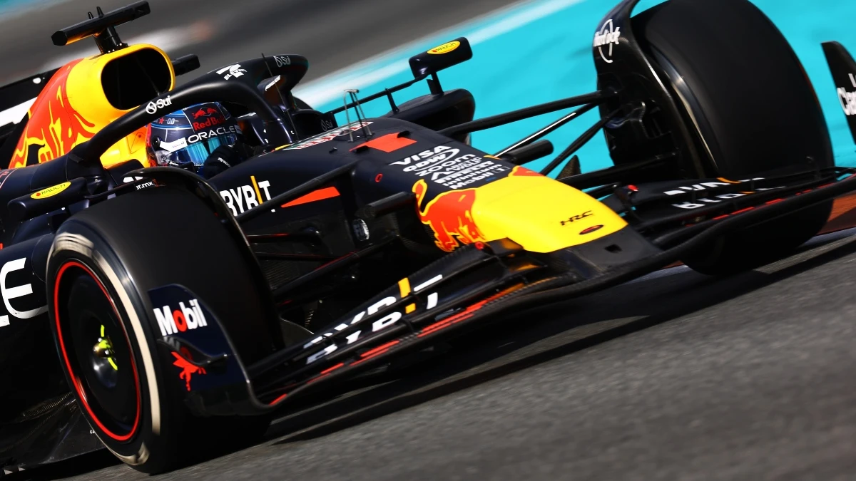 Max Verstappen, con el Red Bull