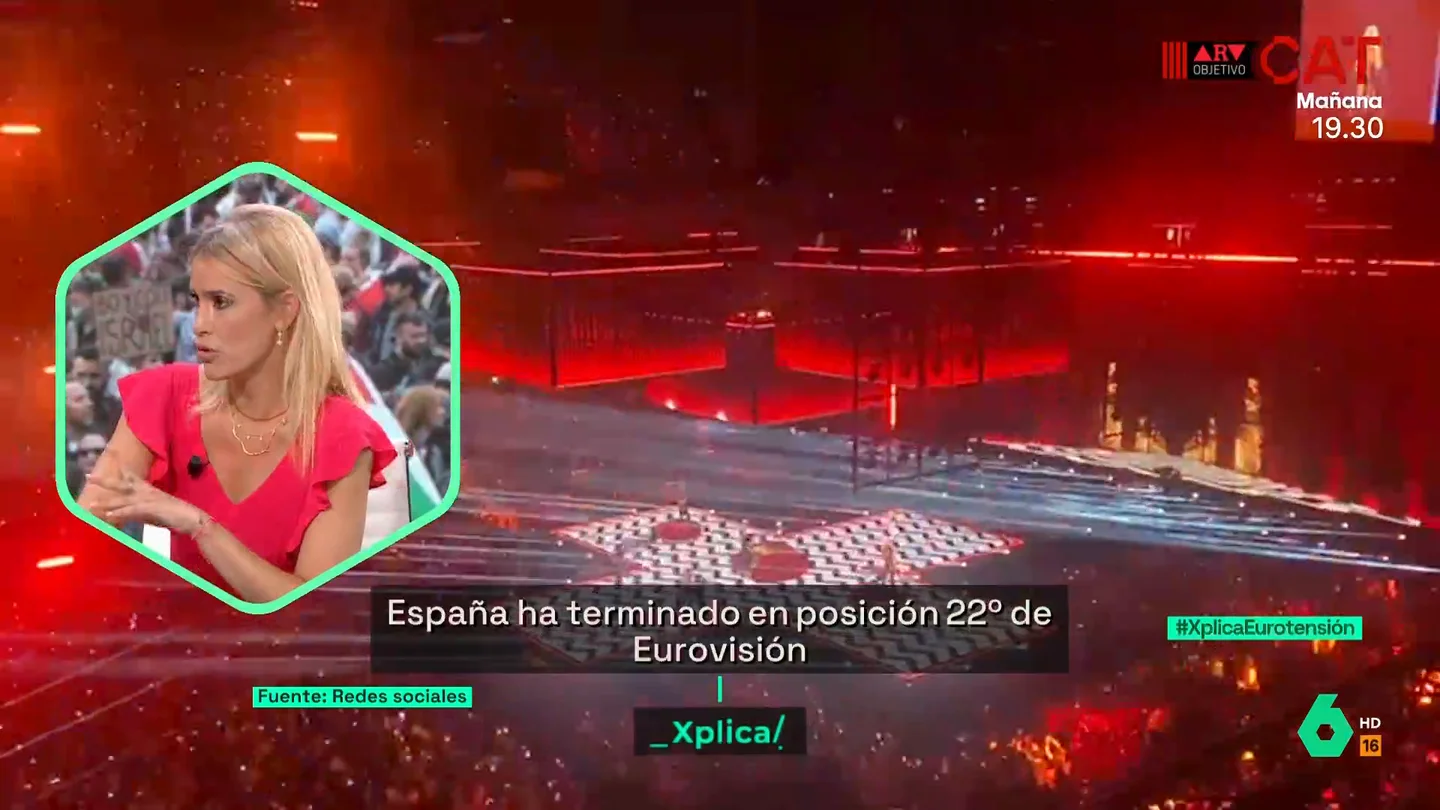 XPLICA Afra Blanco: "Esta edición de Eurovisión va pasar a la historia por dos cuestiones: por lo hipócrita y por que Israel no ha ganado por las movilizaciones" XPLICA Afra Blanco: "Esta edición de Eurovisión va pasar a la historia por dos cuestiones: por lo hipócrita y por que Israel no ha ganado por las movilizaciones"