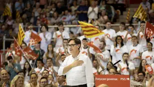 Salvador Illa, candidato del PSC y ganador de las elecciones catalanas