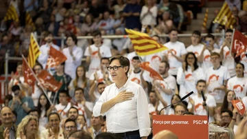 Salvador Illa, candidato del PSC y ganador de las elecciones catalanas
