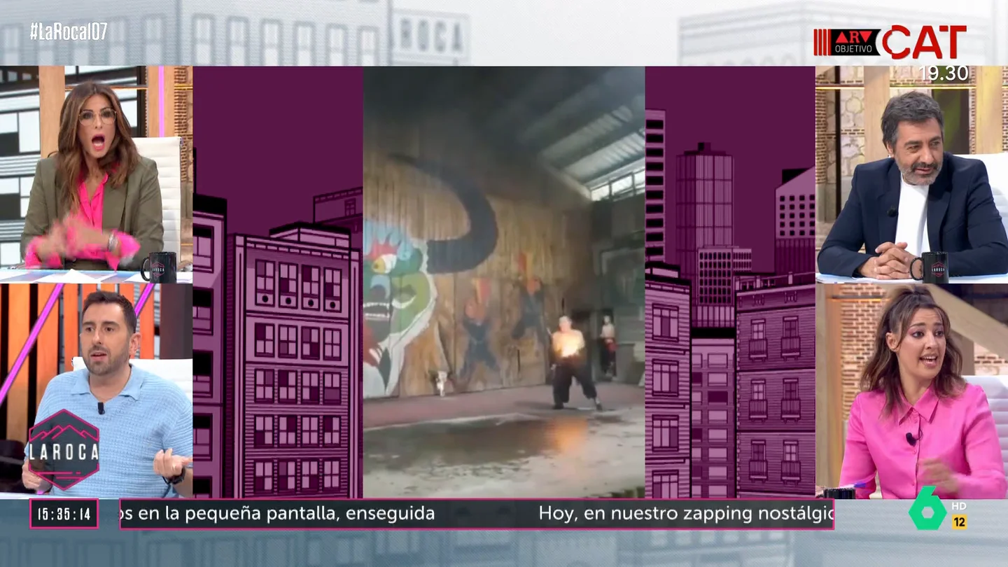 Un chico se mete una antorcha en los pantalones Un chico se mete una antorcha en los pantalones