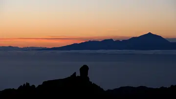 Roque Nublo: atardecer desde el Pico de las Nieves