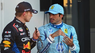 Max Verstappen y Carlos Sainz