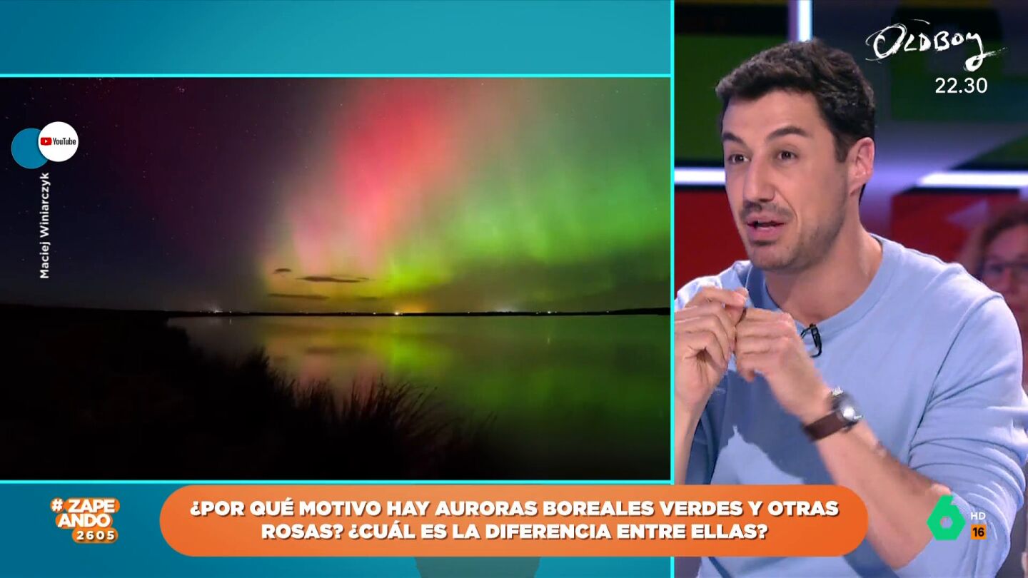 Francisco Cacho desvela a qu&eacute; se deben los distintos colores de las auroras boreales