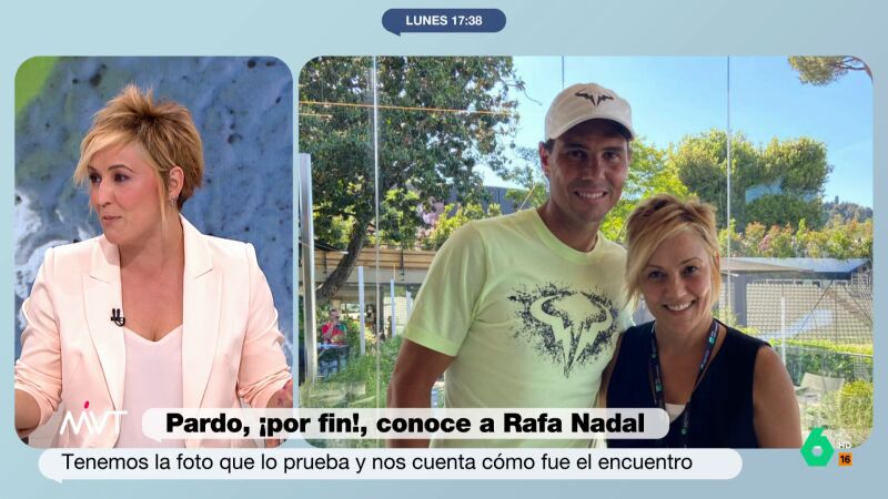 Cristina Pardo desvela los detalles de su encuentro con Rafa Nadal